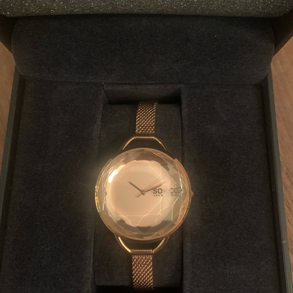 Watch, Rose Gold Tone, by SO&CO, New In Box - Picture 1 of 4